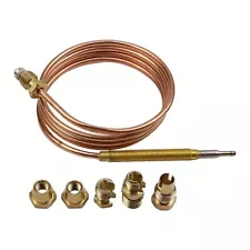 Gas Thermocouple Kit M6x0.75 with Nuts Fit for commercial gas range stove