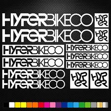 FITS Hyper Bike Co Vinyl Decals Stickers Sheet Bike Frame Cycling Bicycle