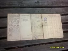 old log book for BSA C15 1961