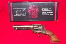 1873 COLT 45 SINGLE ACTION ARMY PEACEMAKER SCROLLED METAL DENIX WOODEN GRIPS MIB