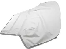 VW Volkswagen Rabbit Golf Cabriolet 1980-94 Convertible Soft Top White Pinpoint (For: Volkswagen Rabbit Convertible)