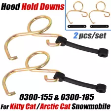 Pair For Kitty Cat Arctic Cat Snowmobile Hood Hold Downs Kit 0300-155 / 0300-185