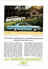 1963 Print Ad Chevrolet Chevy Bel air 6 -Passenger Station Wagon Impala Sport