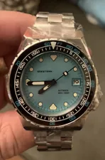 Seestern Sub 600T V3 LightBlue 40mm Automatic Dive Watch Doxa Homage Seiko Nh35