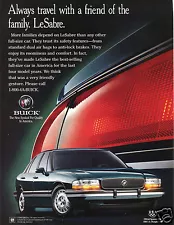 1995 Print Ad of Buick LeSabre Full Size Car