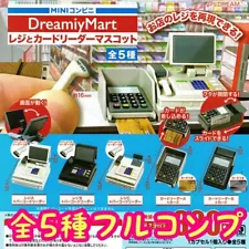 New mini convenience store cash register and card reader mascot all 5 typ