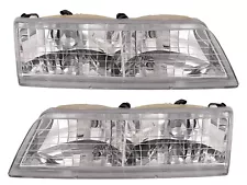 Headlights Headlamps for 95 - 97 Grand Marquis Driver Passenger Pair Set