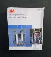 New In Box 3 M Full Facepiece Respirator 6000 Series Reusable 6800 Size Large