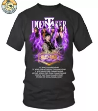 SALE!!_ Under Taker Hall Of Fame Black T-Shirt S-5XL Gift For Fans