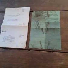 land Rover Genuine 1970s Fairey Overdrive Instructions & Original Delivery Note