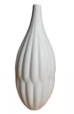 ð¸Maia Ming TALL TEXTURED PORCELAIN VASE WHITE FOR BUEATIFUL FLOWERSð¸