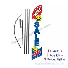 SALE Here 15' Feather Banner Swooper Flag Kit with pole+spike