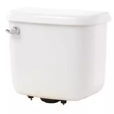 STERLING Toilet Tank 1.6 GPF Single Flush Gravity Fed Toilet In White Tank Only