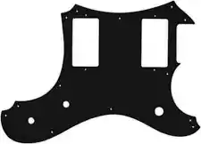 WD Custom Pickguard For Veritas Custom Guitars 2014-2015 Portlander #01A Blac...