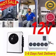 12000 BTU 12V Truck Cab Air Conditioner Split AC for Semi Trucks Bus RV Caravan+