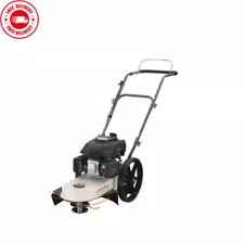 22 in. 173cc Gas Recoil Start Walk-Behind Push Field String Trimmer Mower