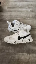 Nike MENS SIZE 8 Air Barrage Low Summit White Athletic Shoe Basketball Sneaker