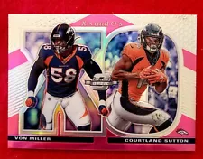 Sale: 2019 Contenders Optic X's & O's Von Miller & Courtland Sutton Pink /75