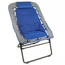 Foldable Rectangular Air Mesh Bungee Chair (Pack of 1, Unwrapped)