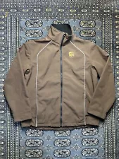 UPS Softshell Jacket Size L Brown United Parcel Service