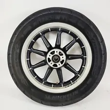 Harley-Davidson 2000-08 Touring Black 9 Spoke Wagon 16x3" Front Wheel and Tire