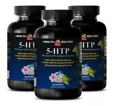 sleeping pills - 99% Pure 5-HTP Extract - suppress appetite 3 Bottles