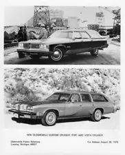 1976 Oldsmobile Custom and Vista Cruiser Factory Press Photo 0213