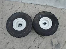 Poulan Pro Riding Lawn Mower Tractor 17 HP 42" Wheels Tires #1 15x6-6