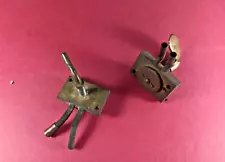 2 Antique Brass Pneumatic Shut Off Valves - Player Piano / Nickelodeon