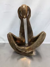 Abstract Figure Bronze Sculpture Eichengreen & Gensburg Signed 20/25 -NH