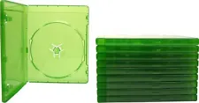 10 Translucent Green 12MM Replacement Game Cases For Xbox One Xbox One