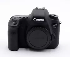 CANON EOS 6D 20.1 MP DIGITAL CAMERA BODY SHUTTER COUNT 7,200