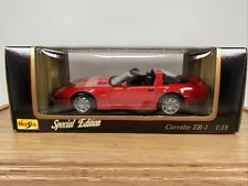 1/18 Maisto Special Edition 1992 Chevrolet Corvette ZR-1 Red Part # 31809 !