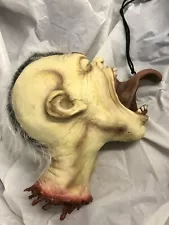 Hanging Severed Zombie Head Halloween Prop Haunted House Horror