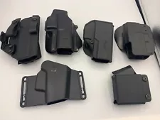 HOLSTER BUNDLE SALE! 6 DIFFERENT HOLSTERS IN EXCELLENT CONDITION!