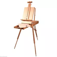 French Style Portable Tripod Wooden Artist Easel