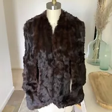 Vintage Soft Fur Stole Unbranded Estate Sale Find Lined Clasp