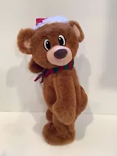 Gemmy Twerking Christmas Bear Plush *NOT WORKING* Standing Bear With Hat