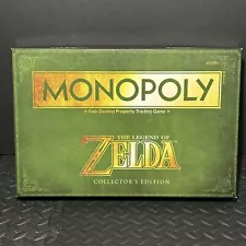 Legend of Zelda Monopoly Board Game Collector's Edition Complete 2014