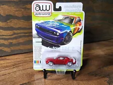 ULTRA RED CHASE Auto World MODERN MUSCLE 2023 DODGE CHALLENGER HELLCAT REDEYE