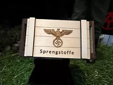 Gi Joe / Action Figure 1/6 Scale Custom WW2 German Army Explosives Wood Crate