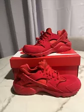 Nike Air Huarache Run Retro University Red Triple Red Size 6Y GS New With Box