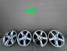 20" CHEVY CHEVROLET TAHOE CHROME SILVERADO OEM FACTORY 6X5.5 STOCK WHEELS RIMS