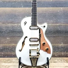 Duesenberg Starplayer TV Phonic Semi-Hollow Venetian White El. Guitar w/Case