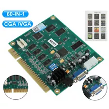 60 In 1 Multicade PCB Board VGA/CGA Output for Classic Jamma Arcade Video Game A