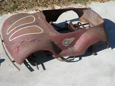 Vintage VW Beetle Metal Pedal Car Parts- Body, Chassis, Lights And Bumpers