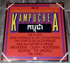 Concert For The People Of Kampuchea Demonstration Not For Sale Album Cover Stamp