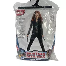 Preowned Black Widow Civil War Halloween Polyester Costume for Women