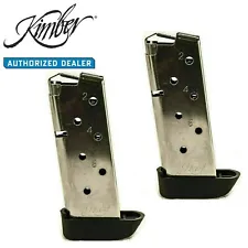 Lot (2) Kimber Micro 9, 9mm OEM 7-Round Magazines 1200845A