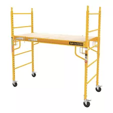 MetalTech 6 Foot Jobsite Series Baker Scaffolding with Locking Wheels (Used)